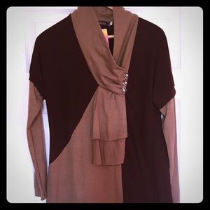 ✨NWT✨Brown&Tan Mini Dress